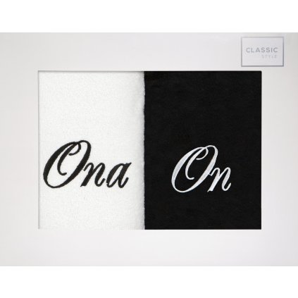 FROTÉ UTERÁK ONA ON SADA 2 KS 70X140 CM VIACFAREBNÁ
