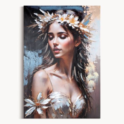 RUČNE MAĽOVANÝ OBRAZ 660 80X120 CM