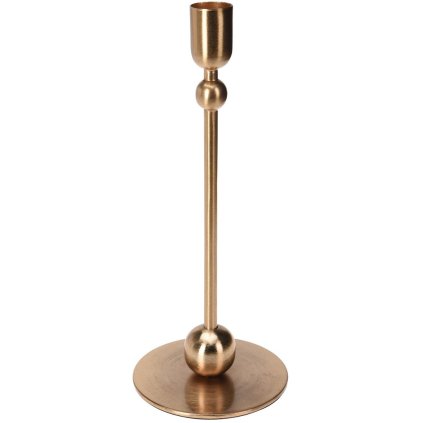 8721037121002 nowoczesny swiecznik w kolorze zlota 23 cm