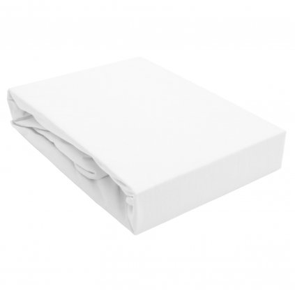NEPRIEPUSTNÉ JERSEY PRESTIERADLO SG 001 200X220 CM BIELA