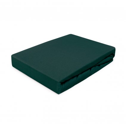 JERSEY PRESTIERADLO 036 200X220 CM TMAVOZELENÉ