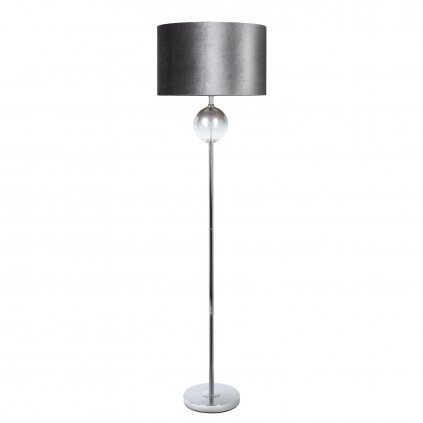 Stojacia lampa Kelsi (02) (fi) 43x157 cm strieborná