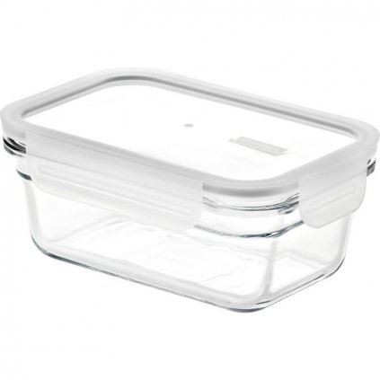 glasslock fancy pojemnik prostokatny bialy 470ml