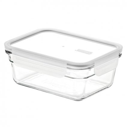 glasslock fancy pojemnik prostokatny bialy 900ml