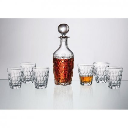 BOHEMIA MARBLE WHISKY SADA 1+6 KS