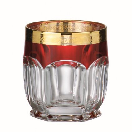 BOHEMIA SAFARI RUBIN POHÁR NA WHISKY 250 ML SADA 6 KS