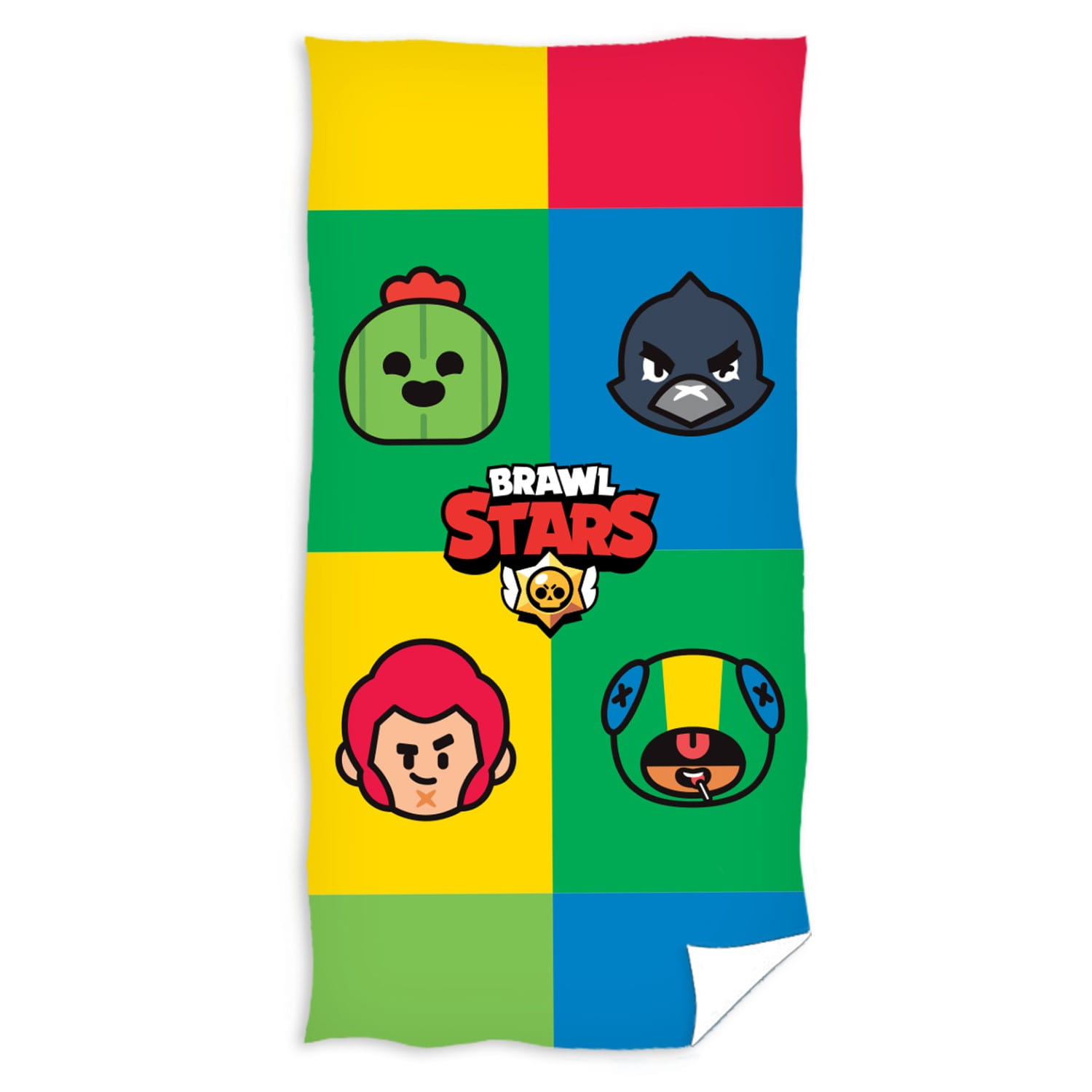 DETSKÝ BAVLNENÝ UTERÁK BRAWL STARS 70X140CM VZOROVANÝ