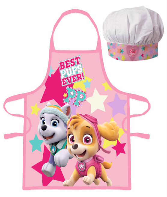 DETSKÁ ZÁSTERA S ČIAPKOU PAW PATROL 45X50 CM, 2X33CM VZOROVANÁ