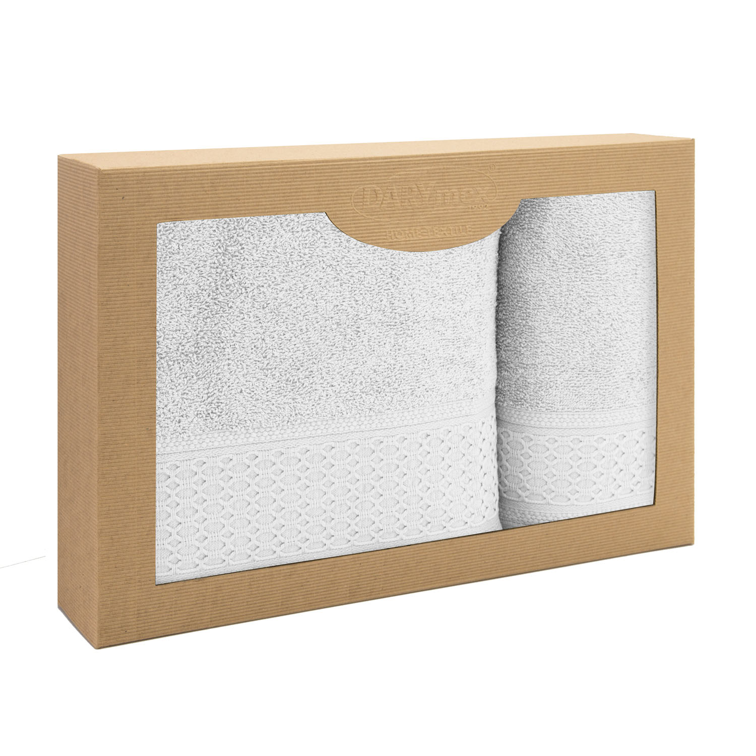 BAVLNENÉ UTERÁKY SOLANO SADA 1 KS 50X90 CM, 1 KS 70X140 CM BIELA