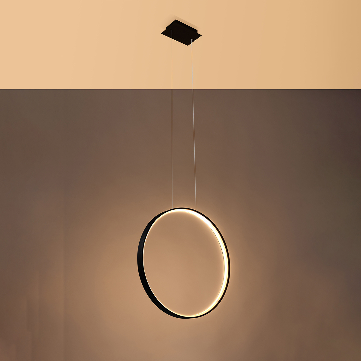 Závesné LED svietidlo Rio 55, 1x LED 30w, 3000k, b