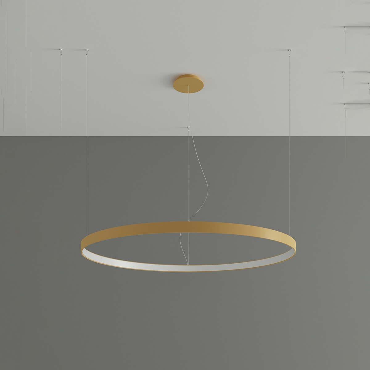 Závesné LED svietidlo Rio 110, 1x LED 70w, 3000k, g