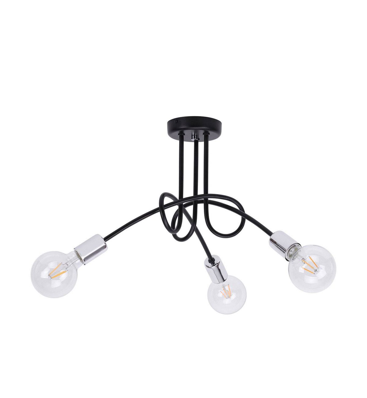 Stropné svietidlo Edison 3, výber z 3 farieb, ch