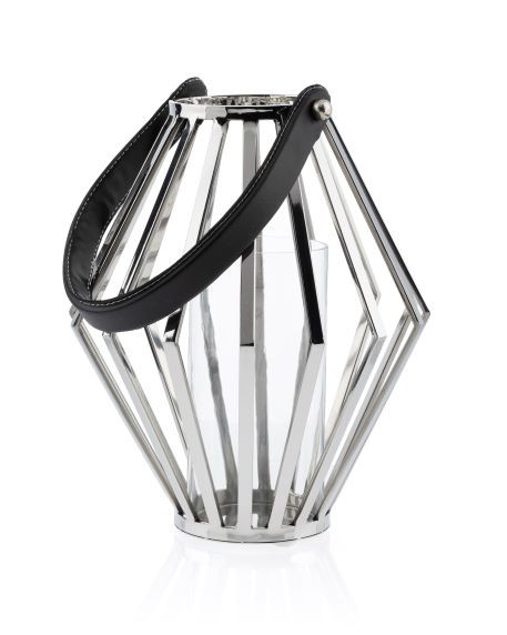 LAMPÁŠ GEO 31X26 CM STRIEBORNÁ