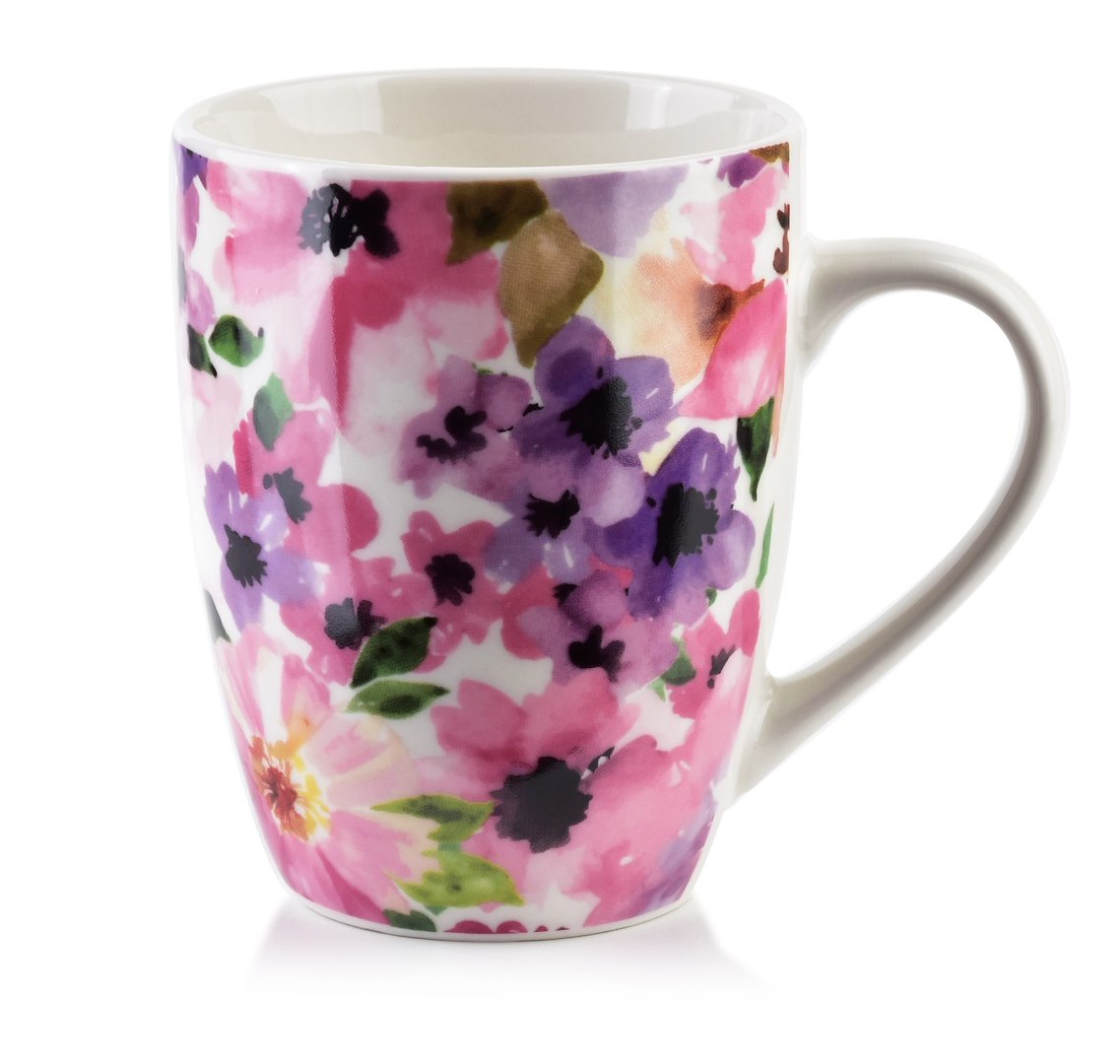 Porcelánový hrnček Eddy Pink Flowers 360 ml
