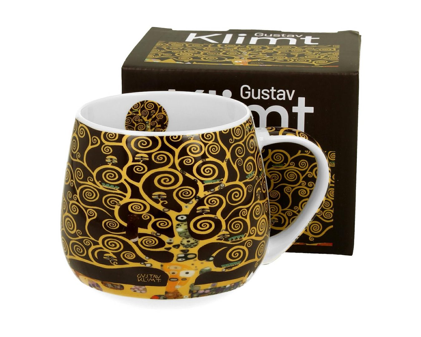 Porcelánový hrnček Klimt Tree Of Life 430 ml