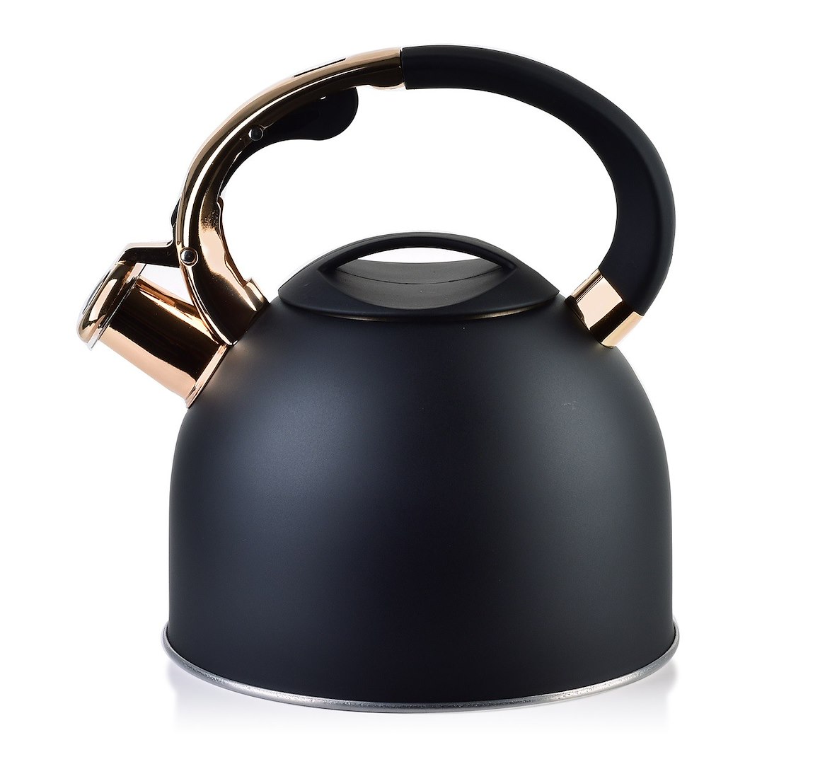 Kovová čajová kanvica Sten Black 2,5l