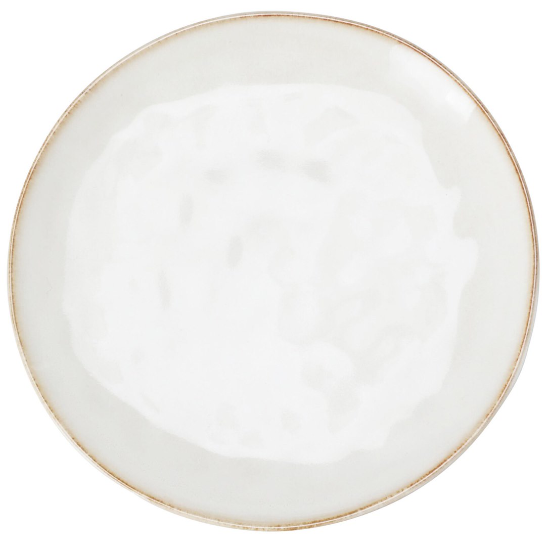 Kameninový tanier Sia, (fi) 21 cm, biely
