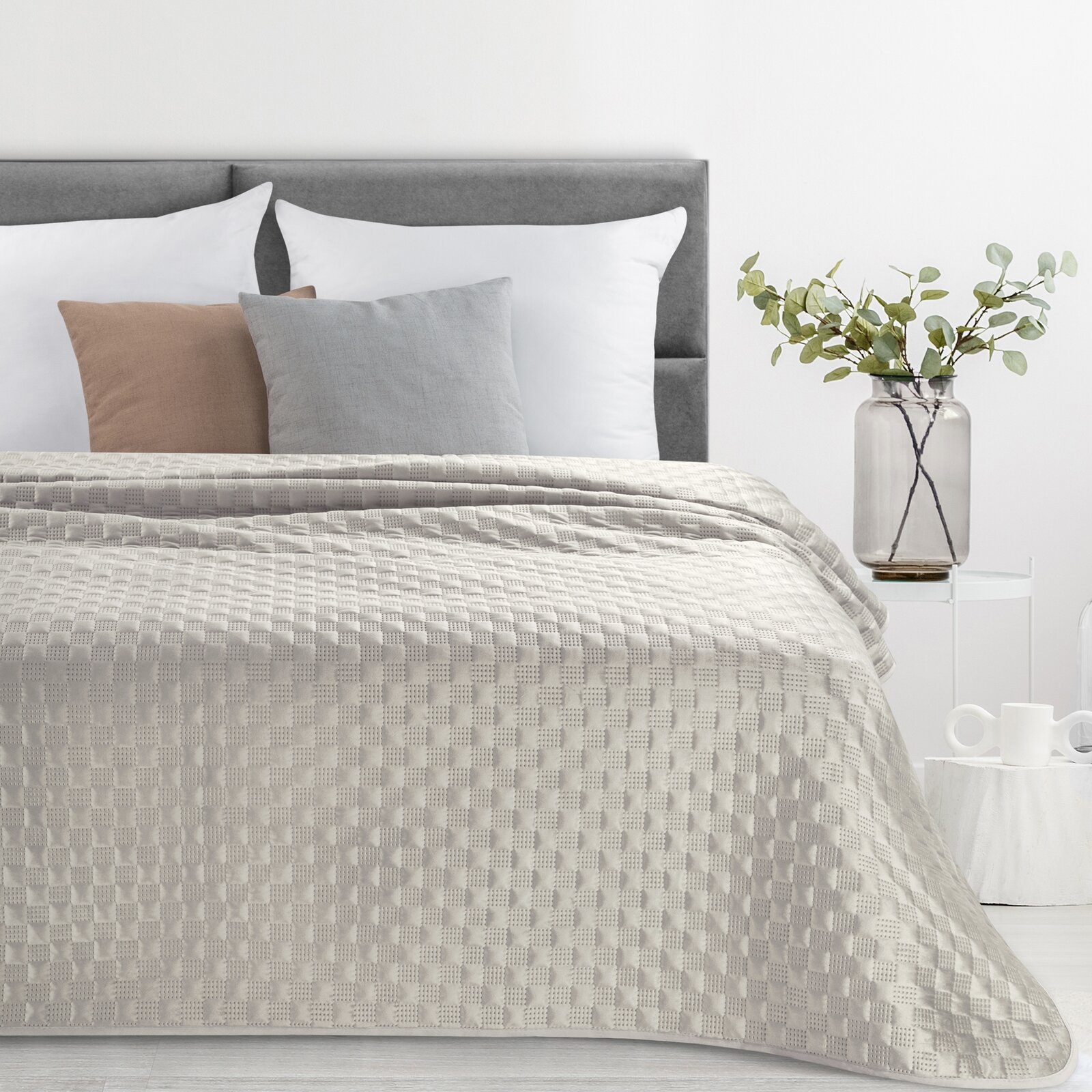 PREHOZ NA POSTEĽ SOFIA4 200X220 CM BÉŽOVÝ