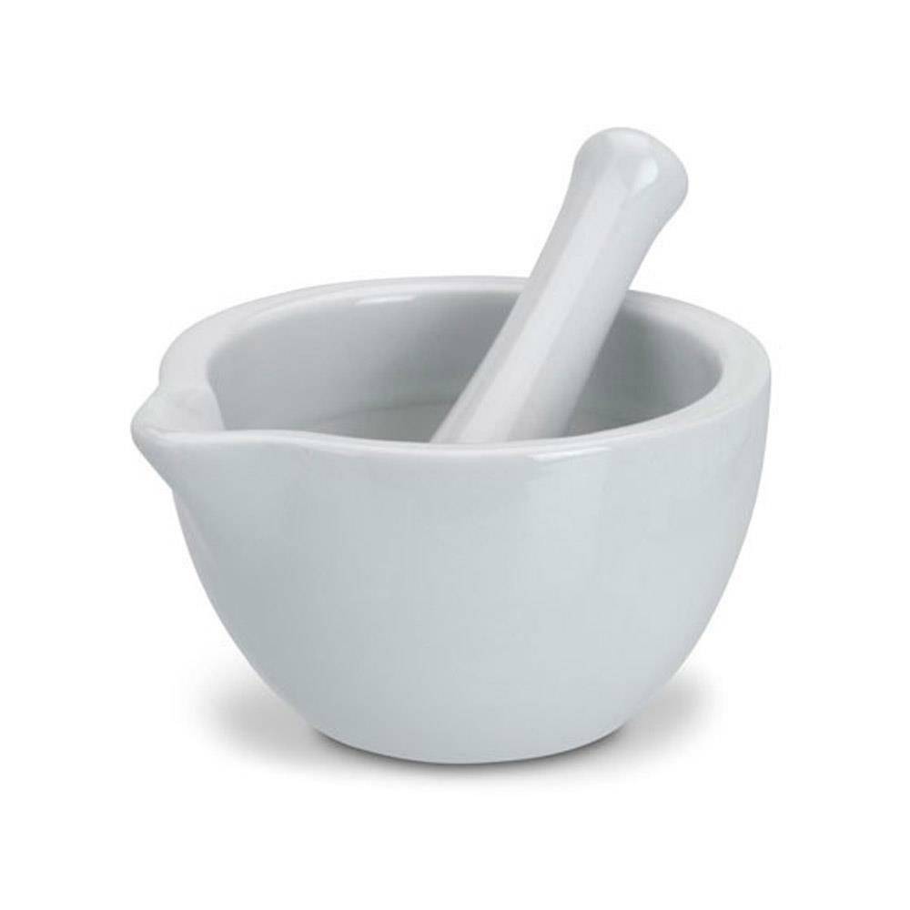 Porcelánový mažiar White, 10x6 cm