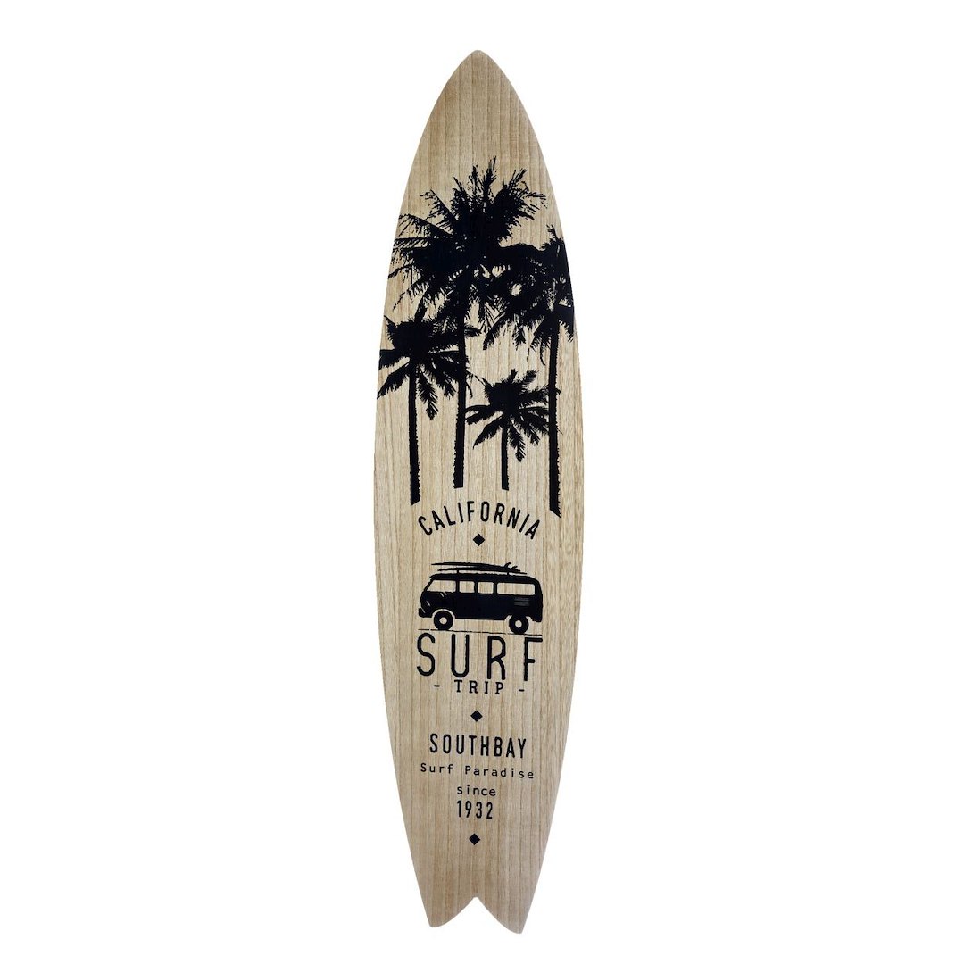 Drevená dekorácia na stenu Surf Board 27x110 cm