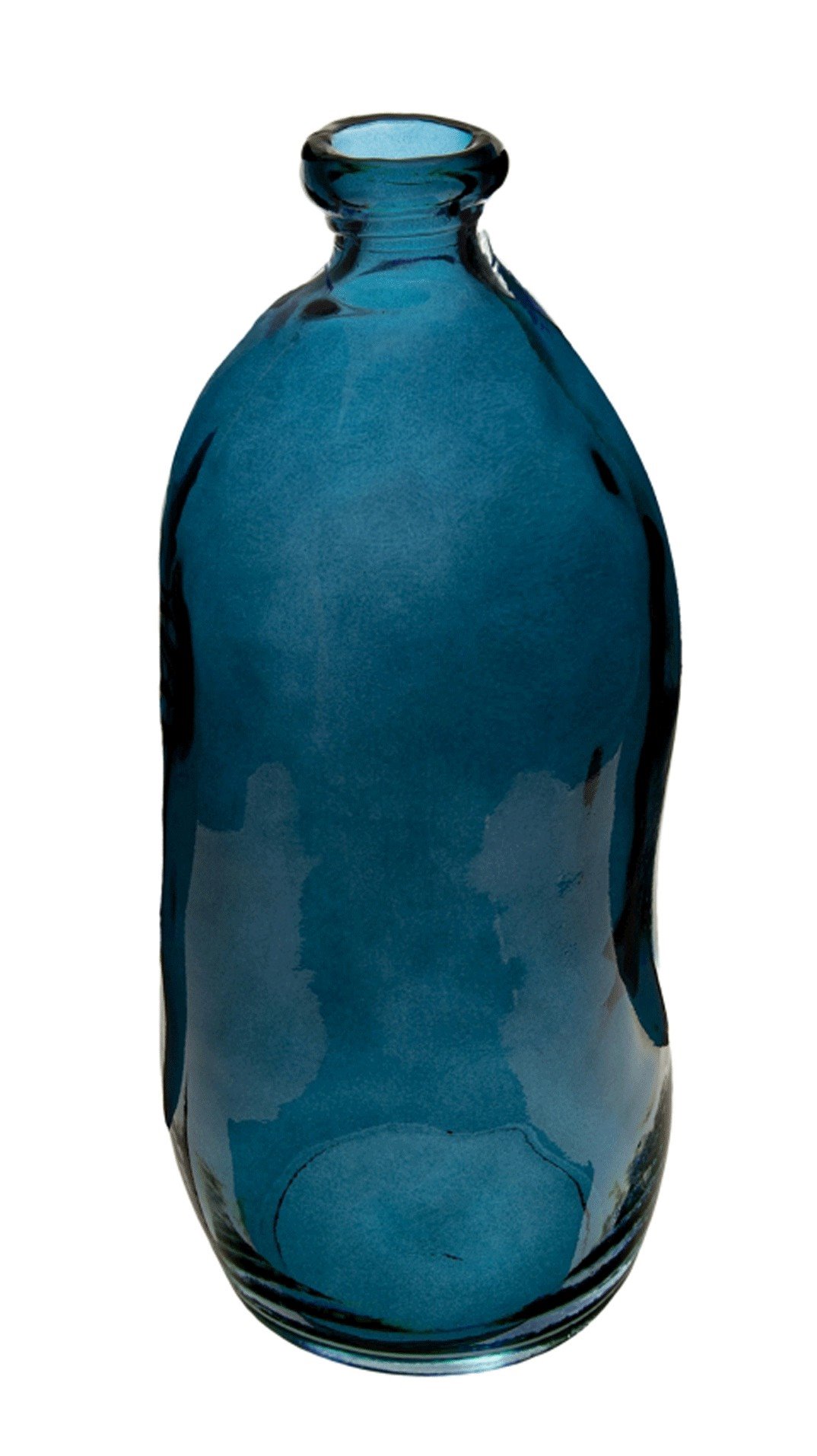 Sklenená váza Jeanne Blue 14,5x35 cm