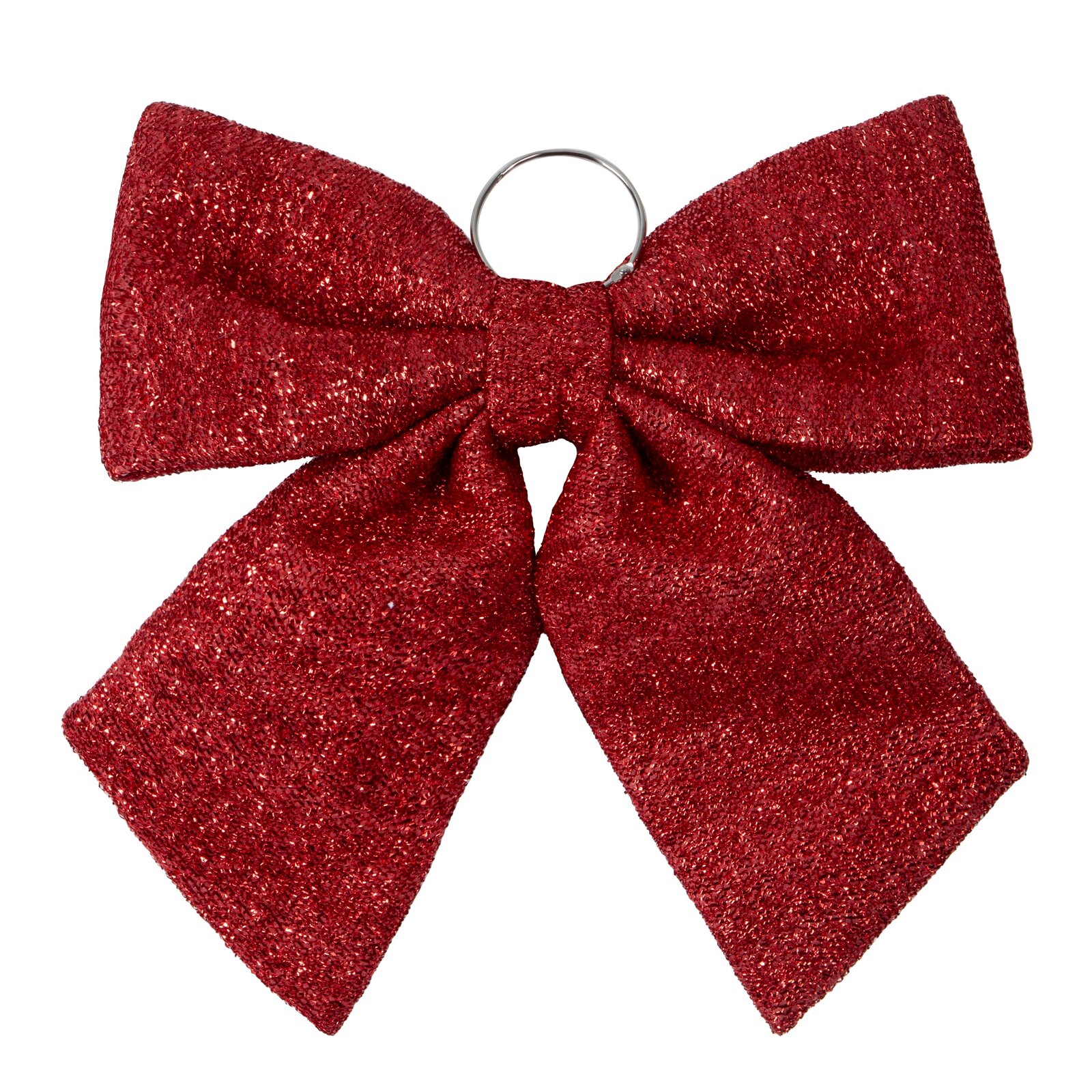 VIANOČNÁ DEKORÁCIA BOW SADA 12KS 34X34 CM ČERVENÁ