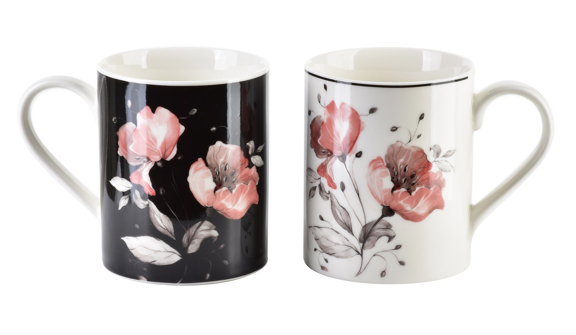 Porcelánový hrnček Colorato Primavera 400 ml sada 2ks