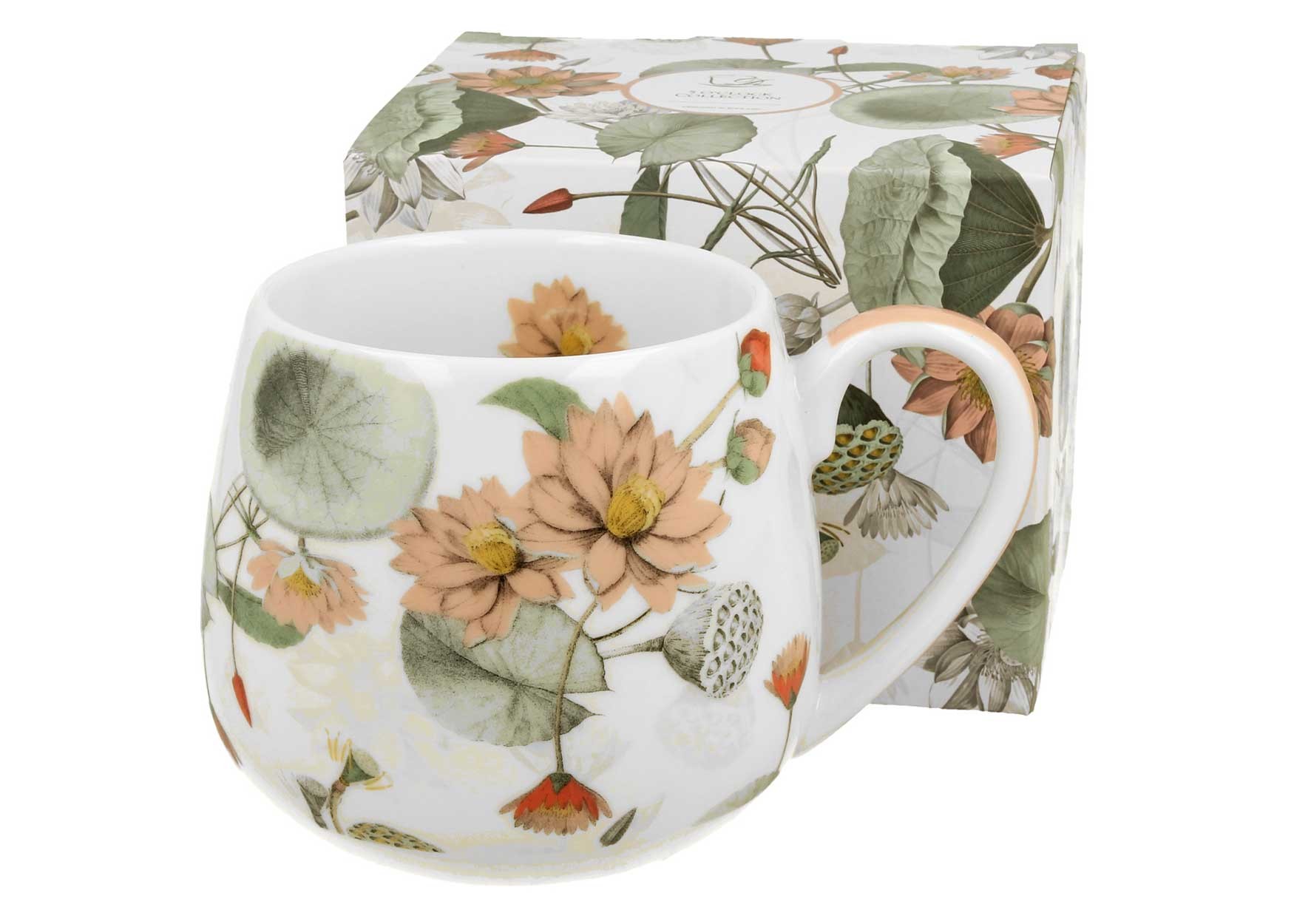 Porcelánový hrnček Autumn Flowers 430 ml