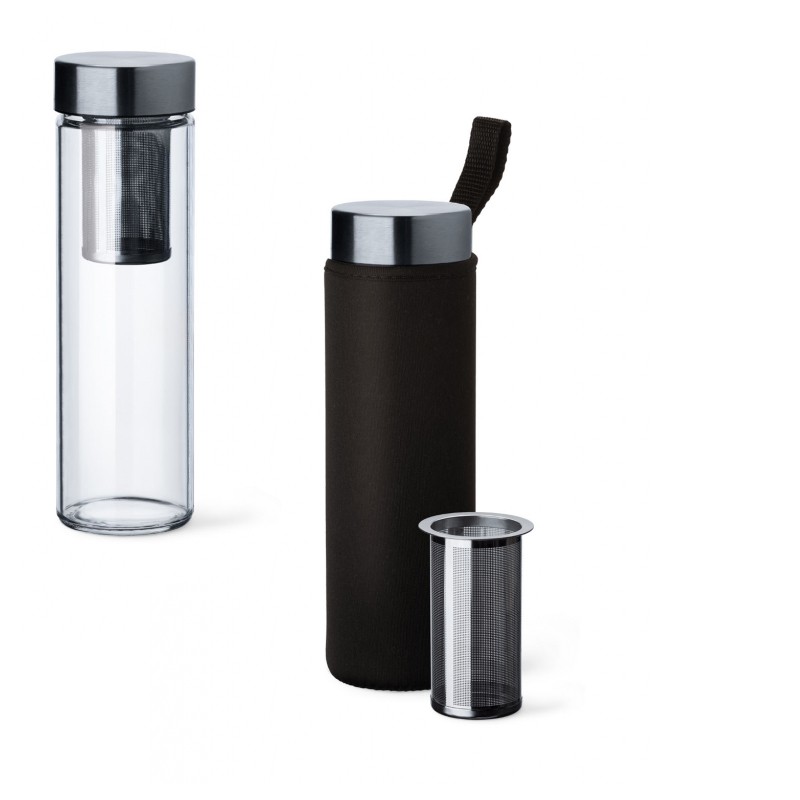 SIMAX PURE AQUA SKLENENÁ FĽAŠA S FILTROM 500ML