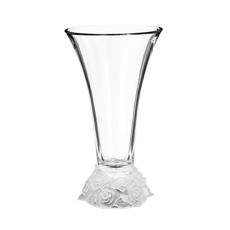 KRIŠTÁĽOVÁ VÁZA BOHEMIA ROSE 255MM