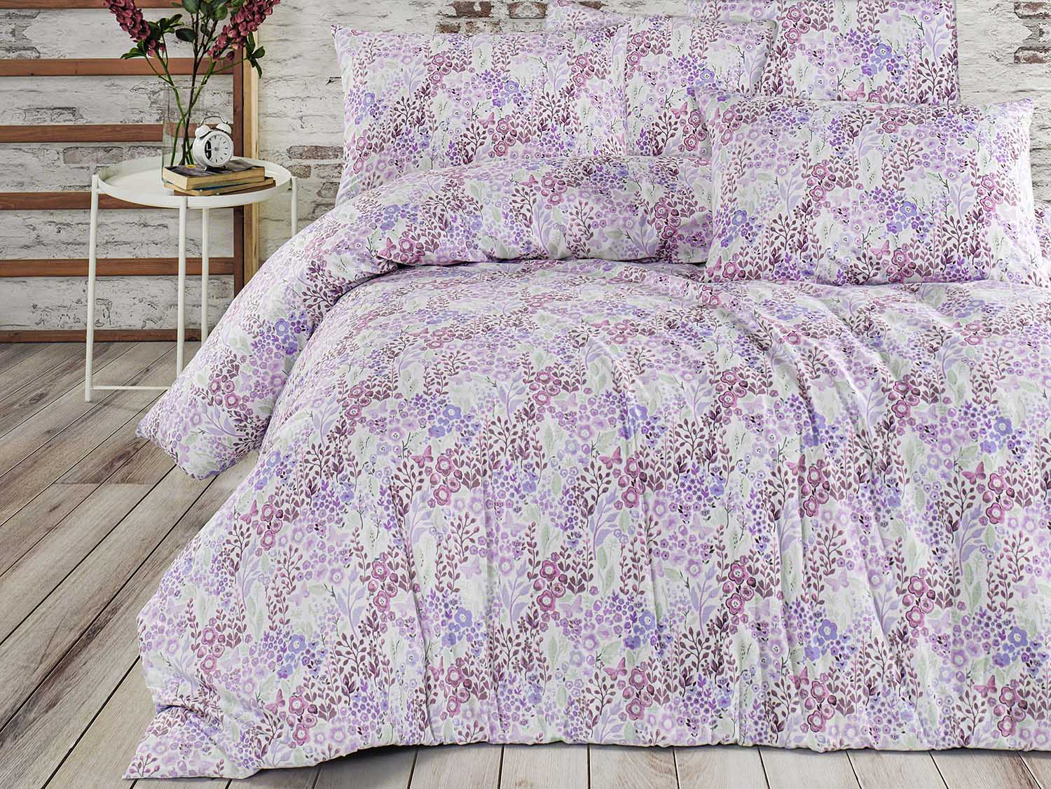 BAVLNENÉ POSTEĽNÉ OBLIEČKY COTTONLOVE EXCLUSIVE VALENTE 200X220 CM, 2KS 70X80 CM VZOROVANÉ