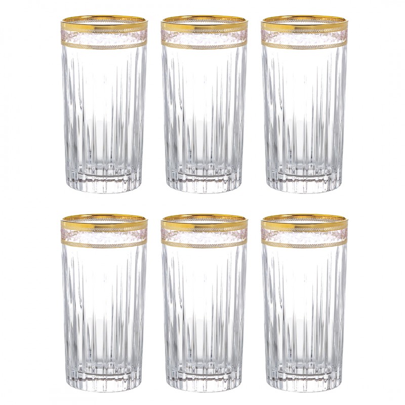 BOHEMIA PRESTIGE DORATO POHÁR 440ML SADA 6 KS