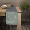 OBRUS BLINK 12 35X140 CM STRIEBORNÝ