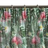 ZÁVES NA PÁSKE BOTANIC 140X250 CM BIELA