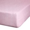 FROTÉ PRESTIERADLO 160X200 CM, VÝŠKA 20 CM PÚDROVO RUŽOVÉ