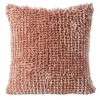 SADA CHLPATÝCH DEKORAČNÝCH OBLIEČOK NA VANKÚŠ 2KS PILAR 45X45 CM KORALOVÁ