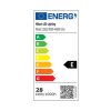 Nástenné LED svietidlo Pinne 200, 1x LED 50w, 4000k, s