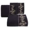 BAVLNENÝ UTERÁK LIMITED COLLECTION VICTORIA10 SADA 3KS 70X140 CM ČIERNA