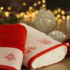 VIANOČNÝ FROTÉ UTERÁK NOEL SADA 3KS 70X140 CM BIELA