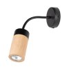 Bodové svietidlo Annick, 1x LED 5w (súčasť balenia), drevené tienidlo, olejovaný dub, b