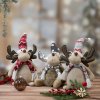 VIANOČNÁ FIGÚRKA REINDEER 44 CM VIACFAREBNÁ