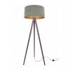 Stojacia lampa Mediolan, 1x textilné tienidlo (výber z 10 farieb), (výber zo 6 farieb konštrukcie), g