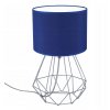 Stolná lampa Indigo, 1x textilné tienidlo (výber zo 7 farieb), (výber z 3 farieb konštrukcie)