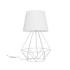 Stolná lampa Milano, 1x textilné tienidlo (výber zo 4 farieb), (výber z 3 farieb konštrukcie), d