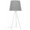 Stolná lampa Milano, 1x textilné tienidlo (výber zo 4 farieb), (výber z 3 farieb konštrukcie)
