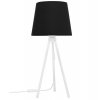 Stolná lampa Milano, 1x textilné tienidlo (výber zo 4 farieb), (výber z 3 farieb konštrukcie)