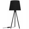 Stolná lampa Milano, 1x textilné tienidlo (výber zo 4 farieb), (výber z 3 farieb konštrukcie)