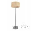 Stojacia lampa Juta, 1x jutové tienidlo, (výber z 3 farieb konštrukcie), (fi 40cm), o