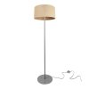 Stojacia lampa Juta, 1x jutové tienidlo, (výber z 3 farieb konštrukcie), (fi 35cm), o