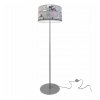 Detská stojacia lampa Ladybird, 1x textilné tienidlo so vzorom, (výber z 2 farieb konštrukcie), o